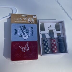 Dolly Parton Sponge 3 Cheese Spreaders 2 Sponge Dollar General